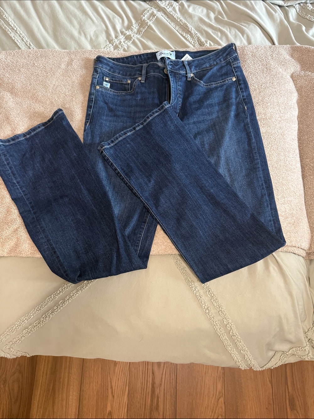 Seven7 Dark Indigo Straight-Leg Jeans - Picture 1 of 1